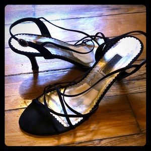 Sandales à Talons Hauts Caparros Zarielle - Noir - Taille 8.5 Medium - Neuf
